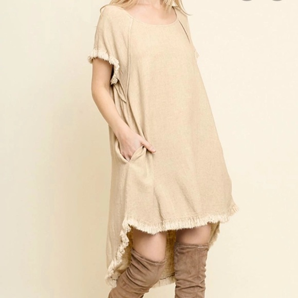 umgee linen dress
